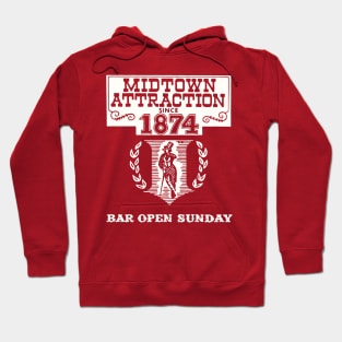 Vintage Midtown Attraction Philadelphia Bar Hoodie